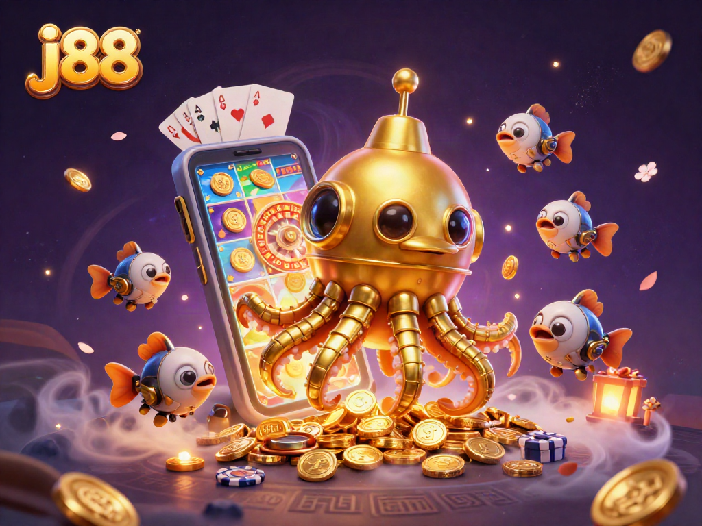 Engage with j88's immersive gaming experience in a vibrant, dynamic casino world.