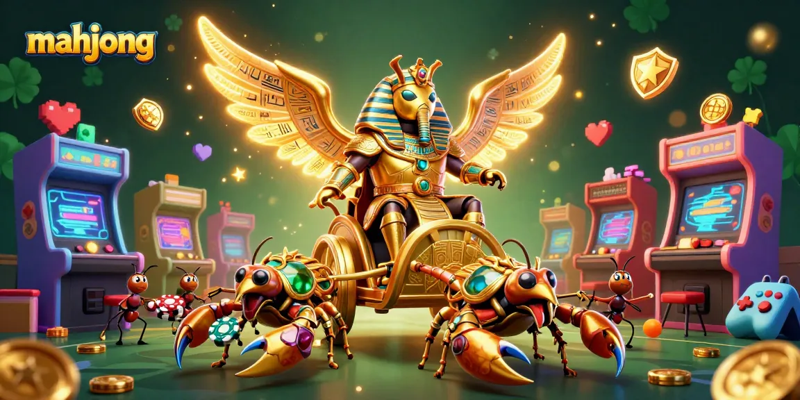 Engage in thrilling mahjong games with dazzling golden scenery and unique characters.